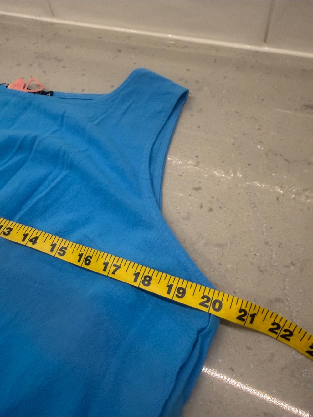 NWT summer matching set. Blue elastic waist shorts and crop top. - Picture 9 of 10